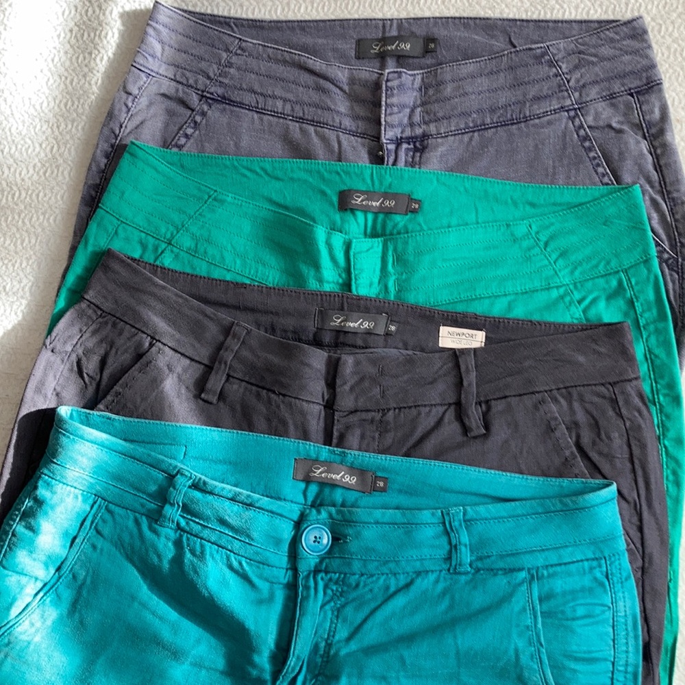 Level 99 pants linen wide legs